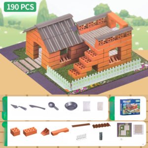 DIY Creative Steam Kit FarmHouse Courtyard 190pcs