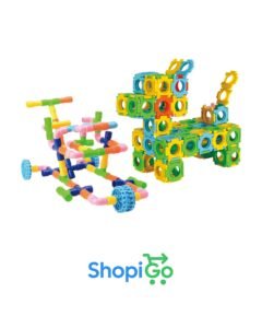 90pcs 2 in 1 educational building block construction pipe tube